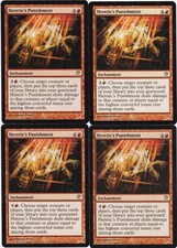 (lot of x4)-----Heretic's Punishment X4 MTG Magic - Innistrad NM