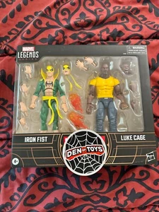 Marvel Legends 85° 6" Personaggio Confezione da 2 Eroe a Noleggio Iron Fist Luke Cage IN MAGAZZINO - Foto 1 di 2