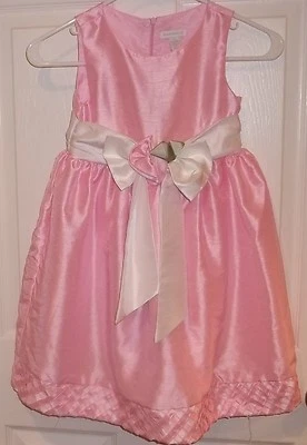 VESTIDO ROSA CHARTER CLUB PARA NIÑAS~talla 6~NUEVO VESTIDO ELEGANTE~Ocasión especial~CHIFÓN Foto 1 de 4