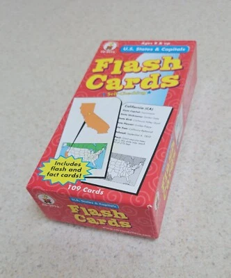 Tarjetas flash de Estados Unidos y capitales CARSON-DELLOSA 3913 Foto 1 de 4