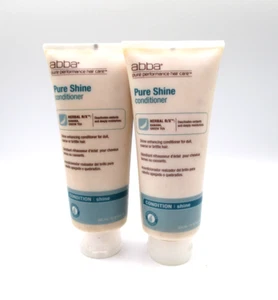 Lot/2 Abba Pure Shine Enhancing Conditioner Hair ~ 6.76 fl oz / 200 ml x 2 ~ - Picture 1 of 2