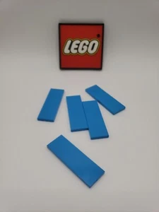 LEGO 2x6 Azulejo AZUL OSCURO (x5) 69729 LOTE DE PIEZAS NUEVAS - Imagen 1 de 3