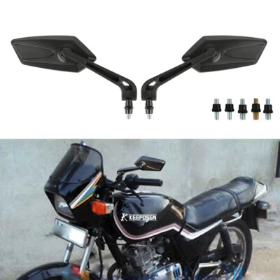 2x Espejos retrovisores laterales para Suzuki GS 125 150 500 850 750 650 550 450 300 1100 Foto 1 de 4