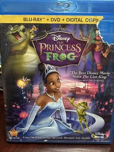 The Princess and the Frog ~Blu-ray+ DVD 2010 ~ 3-Disc Set + Digital Copy  Disney - Imagen 1 de 4