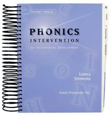 Phonics Intervention: An Incremental Development (Teacher's Manual)