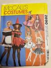 UNCUT Sewing Pattern Misses Costumes Witch Maid Nurse Cowgirl 4-22 McCall's 2890