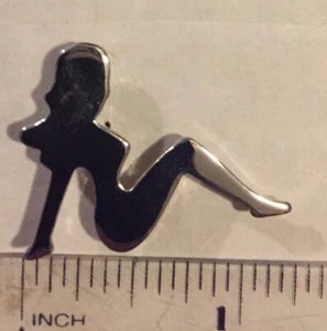CLÁSICO RETRO MUD FLAP NIÑA SOMBRERO PIN UP CAMIONERO BICICLETA MUJER POLLO MOTOCICLISTA - Imagen 1 de 3
