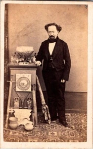 Vendedor francés de cerámica, foto CDV 1882, #4284 - Imagen 1 de 2