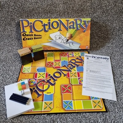 Pictionary Board Game - Quick Sketches, Crazy Guesses Mattel 2010 - Image 1 of 4