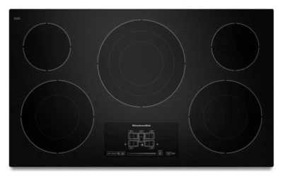 Cocina eléctrica KitchenAid 36" negra - KECC667BBL Foto 1 de 2