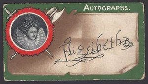 TADDY - AUTOGRAPHS - #11 QUEEN ELIZABETH - Picture 1 of 2