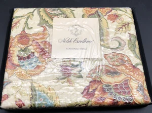 Noble Excellence AMELIA Quilted Standard Sham 20" x 26” NWT - Picture 1 of 4