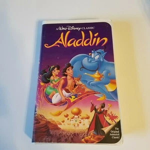 Aladdin black diamond VHS tape. Good condition - Picture 1 of 5