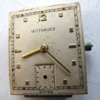 Reloj Pulsera Hombre WITTNAUER MOVIMIENTO - Para Piezas o Reparación - 17 Joyas Foto 1 de 3
