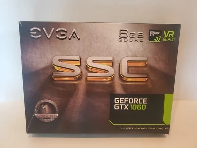 Evga gtx 1060 6gb SSC ACX3.0 Graphics Card PCIe w/ Box - Image 1 of 4