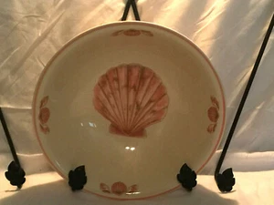 New SANGO "Coquille" Sea Shell 3034 Deep Well Bowl 8-1/4" W 2-1/2" H Pasta Salad - Picture 1 of 4