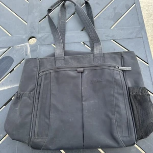 LL Bean Tote Bag Polyester Exterior Baby Bag Large Outdoor Multiple Pocket Purse - Picture 1 of 13