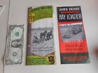 2 autres brochures anciennes John Deere des années 1930 pour une planteuse et une chargeuse à foin 999