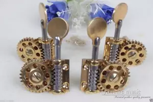 New Upright Double bass Peg Brass Metal Body 3/4 4/4 Big wheel String Tuner - Picture 1 of 10