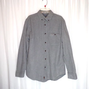 Camisa de franela ligera para hombre Northwest Territory MED gris con botones camping - Imagen 1 de 8