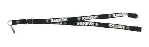 NFL Los Angeles Raiders Team Color Camo Lanyard Officially Licensed Cover