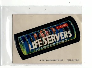 1974 TOPPS WACKY PACKAGES -LIFESERVERS CANDY- SERIE 10 - Bild 1 von 1