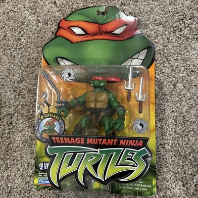 Figura de acción Teenage Mutant Ninja Turtles Raphael 2002 Playmates Toys TMNT Foto 1 de 2