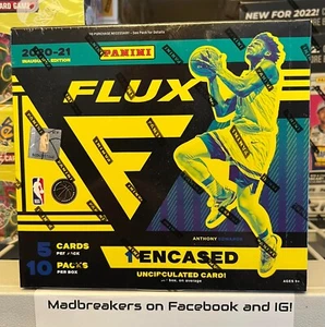 2020-21 Panini Flux Basketball NBA Factory Sealed Hobby Box - Picture 1 of 1
