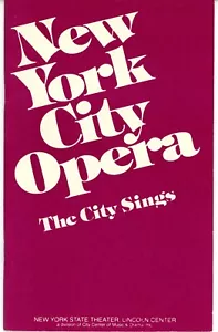 New York City Opera handsigniertes Programm - Carmen - Bild 1 von 2