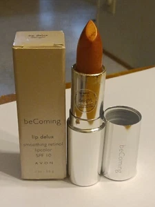 AVON BECOMING LIP DELUX GLÄTTUNG RETINOL LIPPENFARBE LSF10,1oz Freude - Bild 1 von 5