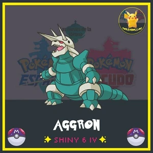 ✨ AGGRON ultra Shiny 6 iv ' s ✨ | pokemon 🗡️ espada | escudo🛡️ - Foto 1 di 3