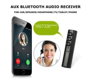 Bluetooth V4.1 Wireless to 3.5mm AUX Music Adapter Receiver for Car Home Audio - Picture 1 of 6