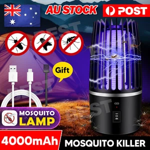 Electric Mosquito Killer Lamp Fly Trap Insect Bug Zapper Catcher UV Mozzie NEW - Picture 1 of 10