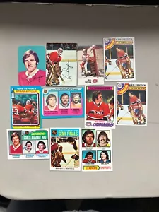 Ken Dryden (11 Card Lot) Assorted Cards of Hall Of Famer Montreal Canadiens - Picture 1 of 1