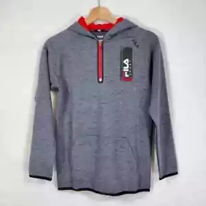 Fila Kids Hoodie Fleece Kangaroo Pocket Pullover School Outdoors Play NWT M - Picture 1 of 4