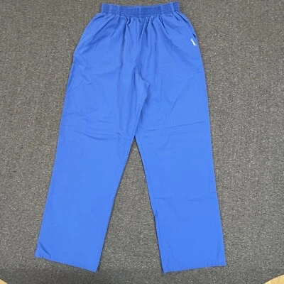 Pantalones Médicos Landau Mujer Grande Azul Cintura Elástica Foto 1 de 4