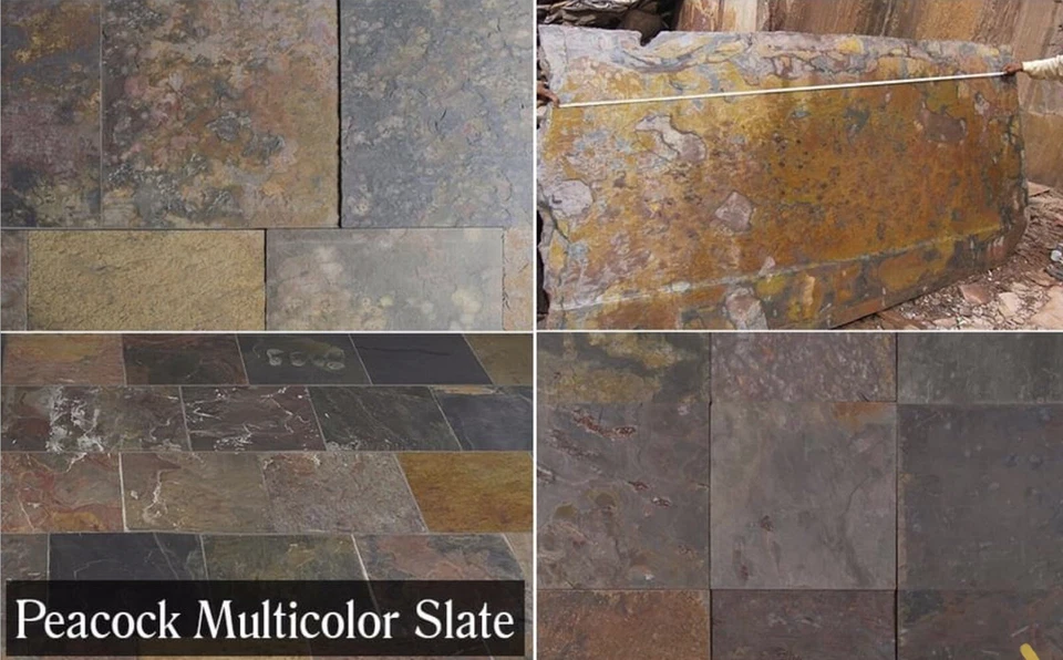 Azulejo de suelo y pared tierra rústica 12" x 12" pizarra calibrada (1000 pies cuadrados) Foto 1 de 1