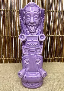 Pee Wees Playhouse Tiki Totem Geeki Tikis Tasse lila handbemalt Paul Reubens - Bild 1 von 19