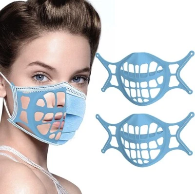 3D Mask Bracket Silicone Face Mask for More Breathing Space - A0097 - Image 1 of 4