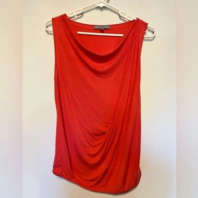 Classiques Entier Pink Draped Cowl Neck Tank Size M - Image 1 of 4