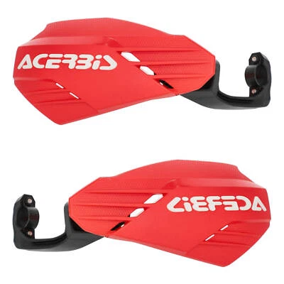 Paramani Ouverts ACERBIS Rouges/Blancs Linear SHERZO 450 SEF FACTORY 2018-2025 - Photo 1/4