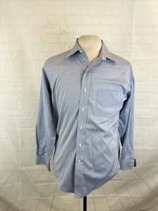 Brooks Brothers Men's Blue Cotton Dress Shirt 14.5 - 33 $128 - Picture 1 of 10