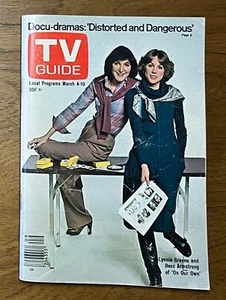 TV Guide March 4-10 1978 Lynnle Greene and Bess Armstrong of 'On Our Own' - Picture 1 of 6