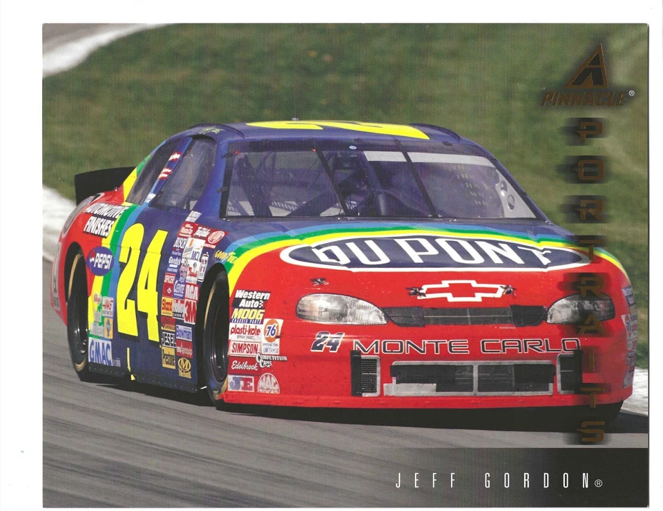 1997 Pinnacle Portraits--#JG 4 Jeff Gordon's Car-BV$5!-8 x 10 photo! - Image 1 of 1