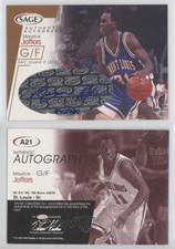 2001 Sage Auto Bronze /600 Maurice Jeffers #A21 Auto