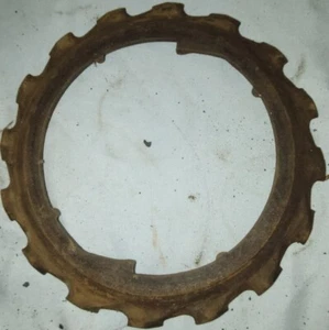 Vintage John Deere Cast Iron Planter Plate H695B Antique Farm Rustic - Picture 1 of 5