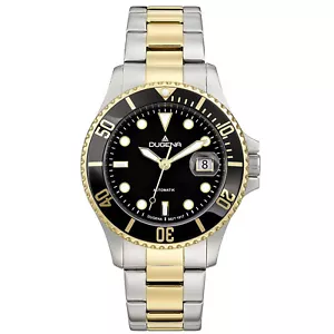 Dugena 4460776 Diver Men's Watch Automatic Bicolor, 10ATM - Picture 1 of 5