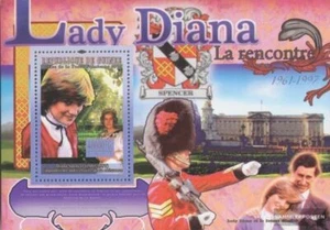 Guinea miniature sheet 1909 mint 2011 Lady Diana (1961-1997) - Picture 1 of 1