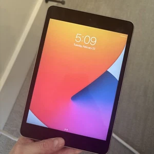 Apple iPad Mini 4 128 GB Silver - Picture 1 of 4