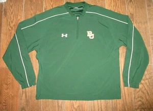 Mens Baylor Bears Coaches Under Armour Pullover Cage Jacket Sz. M - Picture 1 of 2